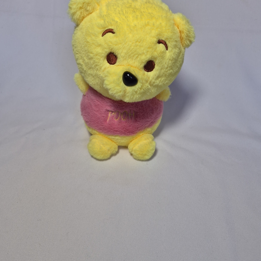 Yellow and Pink Plush Bear Toy